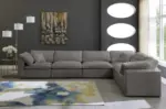 Cozy 6 Seater Large Universal Modular Corner Duck Feather Filled – Image 4