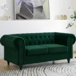Ellington 3+2 Studded Velvet Sofa Set – Image 5