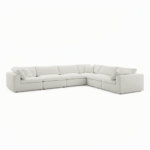 Cozy 6 Seater Large Universal Modular Corner Duck Feather Filled