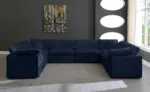 Cozy Large Modular U-Shaped Couch with Closed Ends Duck Feather Filled – Image 3