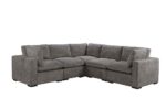 Modulo 5 seater Modular Corner Duck feather cushions Boucle – Image 9