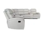 Montari Corner Fabric Manual Recliner with console and cupholders – Image 12