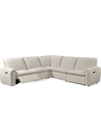 Chicago 5 seater Electric Corner Recliner Feather Filled Seats