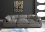 Cozy Duck Feather Filled Modular Cinema Couch – Image 2